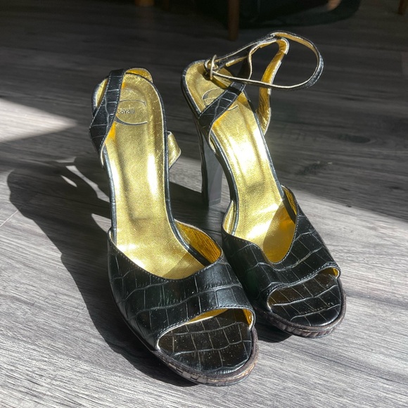 1990s Cavalli designer heels, size 8 - Picture 2 of 5